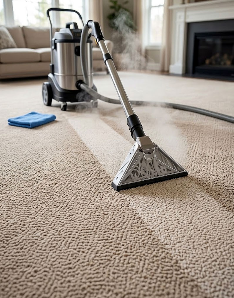 Carpet steam cleaning tool